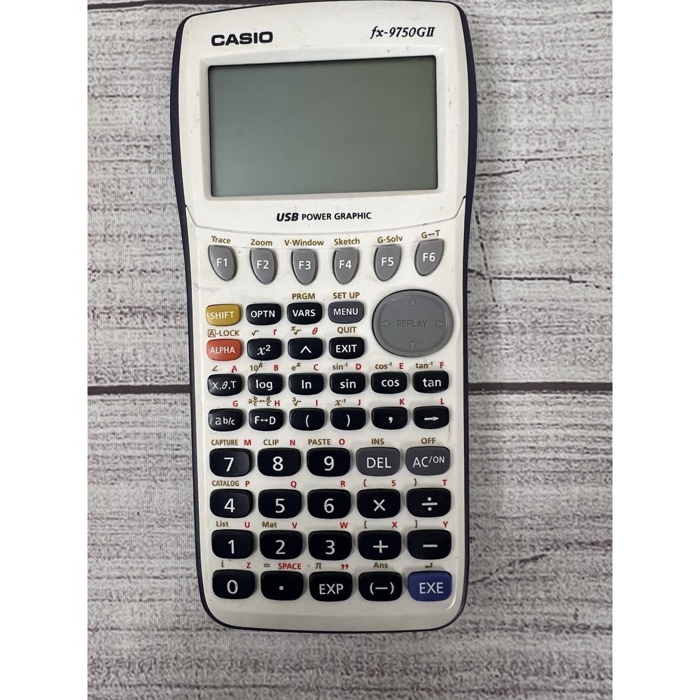 Casio FX-9750GII Graphing Calculator No Cover Tested‎ Working